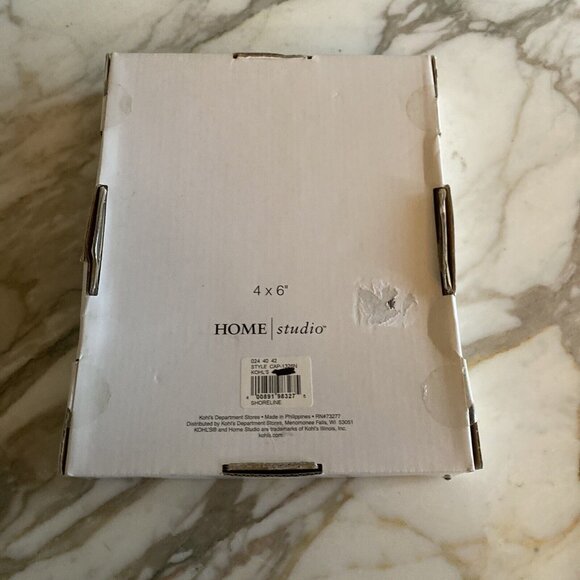 Home Studio 4 x 6 Photo Frame Faux Shell Mosaic New with Box - Picture 5 of 5